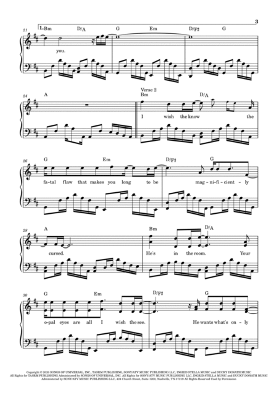 Ivy Ivy Piano Solo scores gallery preview page 3