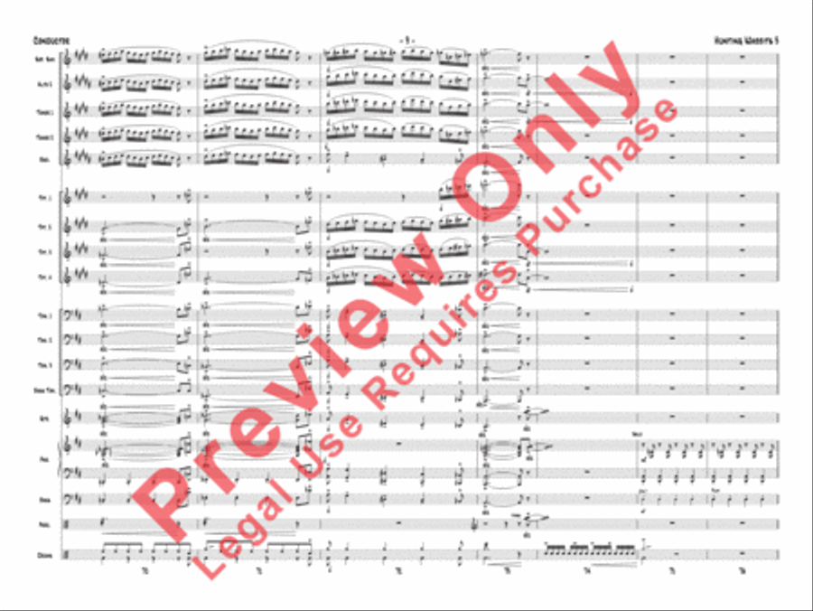 Hunting Wabbits 3 (Get Off My Lawn) Jazz Ensemble scores gallery preview page 12