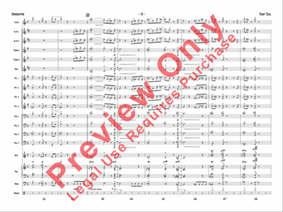 Just 'Cuz Just 'Cuz Jazz Ensemble scores gallery preview page 16
