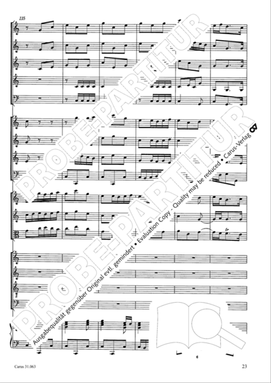 Christians, etch this blessed day (Christen, atzet diesen Tag) 4-Part scores gallery preview page 24