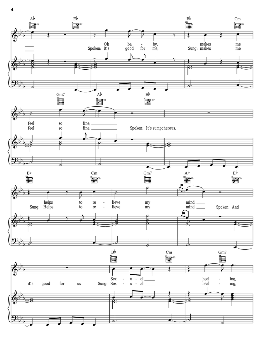 Sexual Healing Sexual Healing Guitar scores gallery preview page 4
