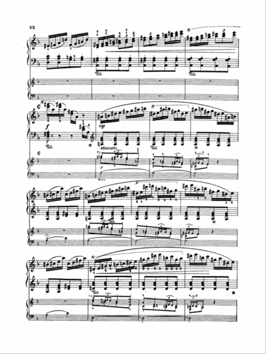 Rubinstein: Piano Concerto No. 4, Op. 70 Piano scores gallery preview page 6