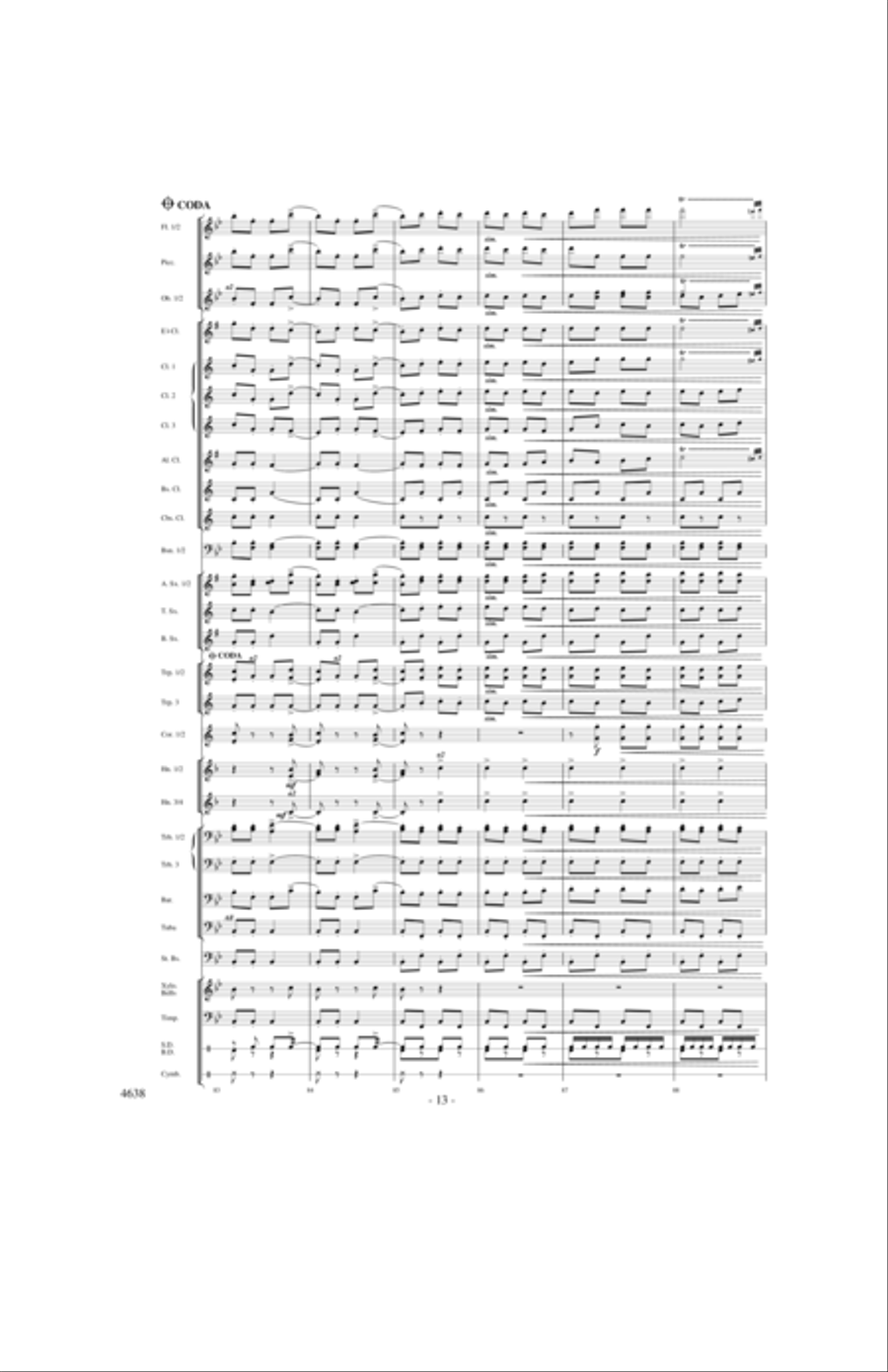 Clear Track Polka Concert Band scores gallery preview page 12