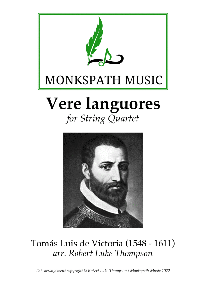 Vere Languores for String Quartet image number null