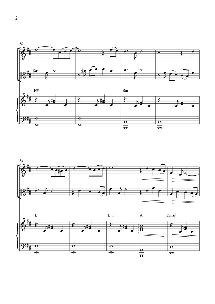 Summertime In Venice String Duet scores gallery preview page 2