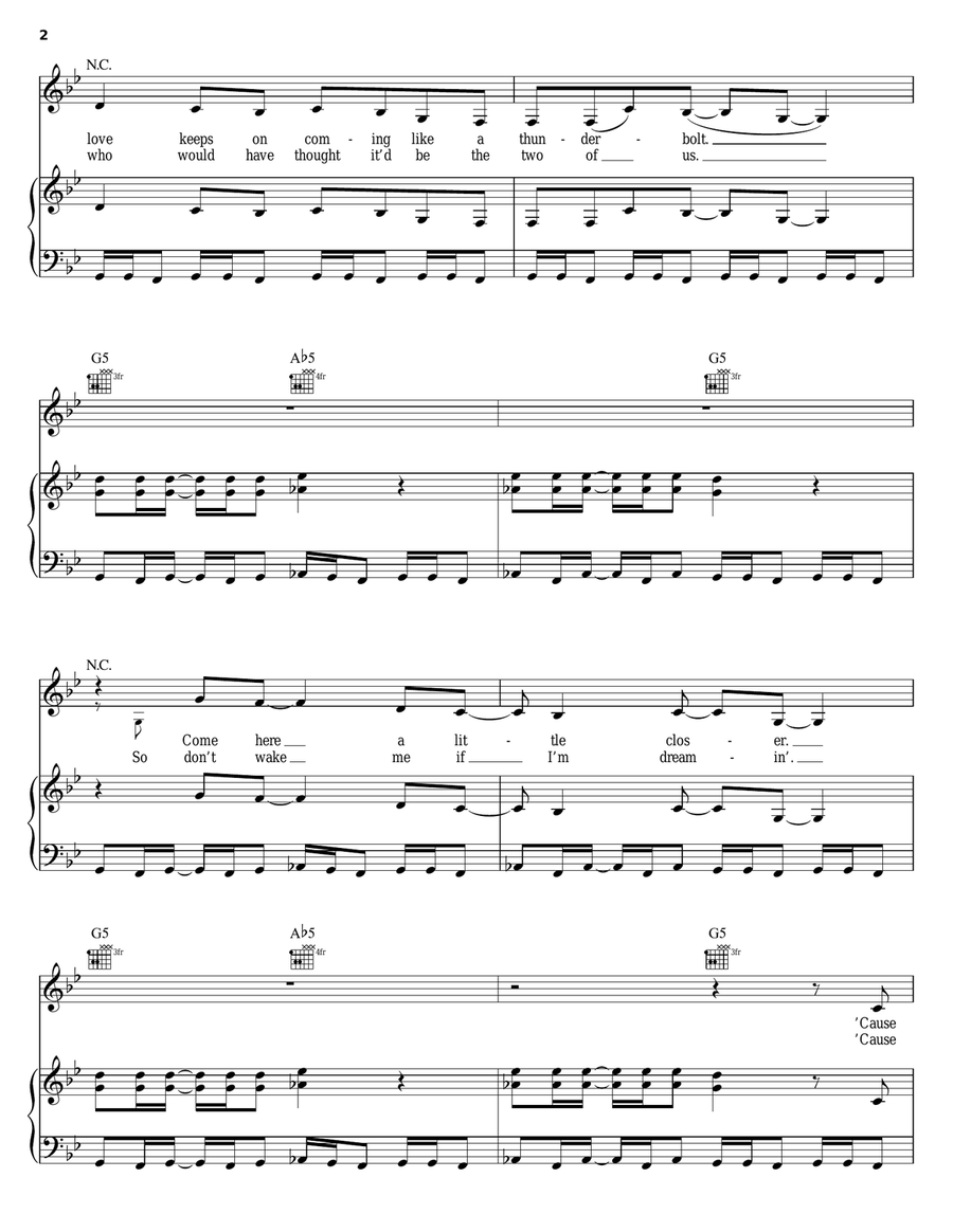 Hella Good Hella Good Piano, Vocal, Guitar scores gallery preview page 2
