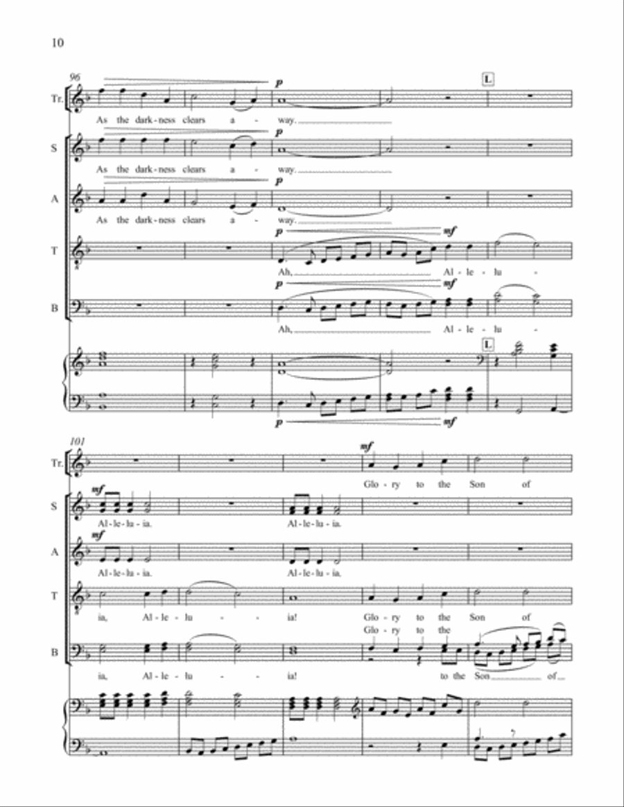 Light of Light 4-Part scores gallery preview page 17