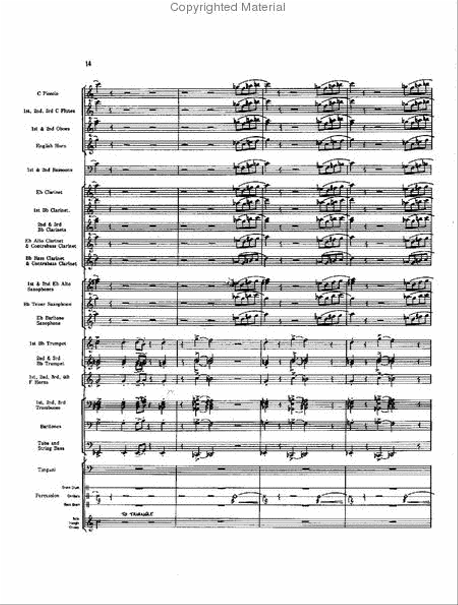 Caccia and Chorale Concert Band scores gallery preview page 13