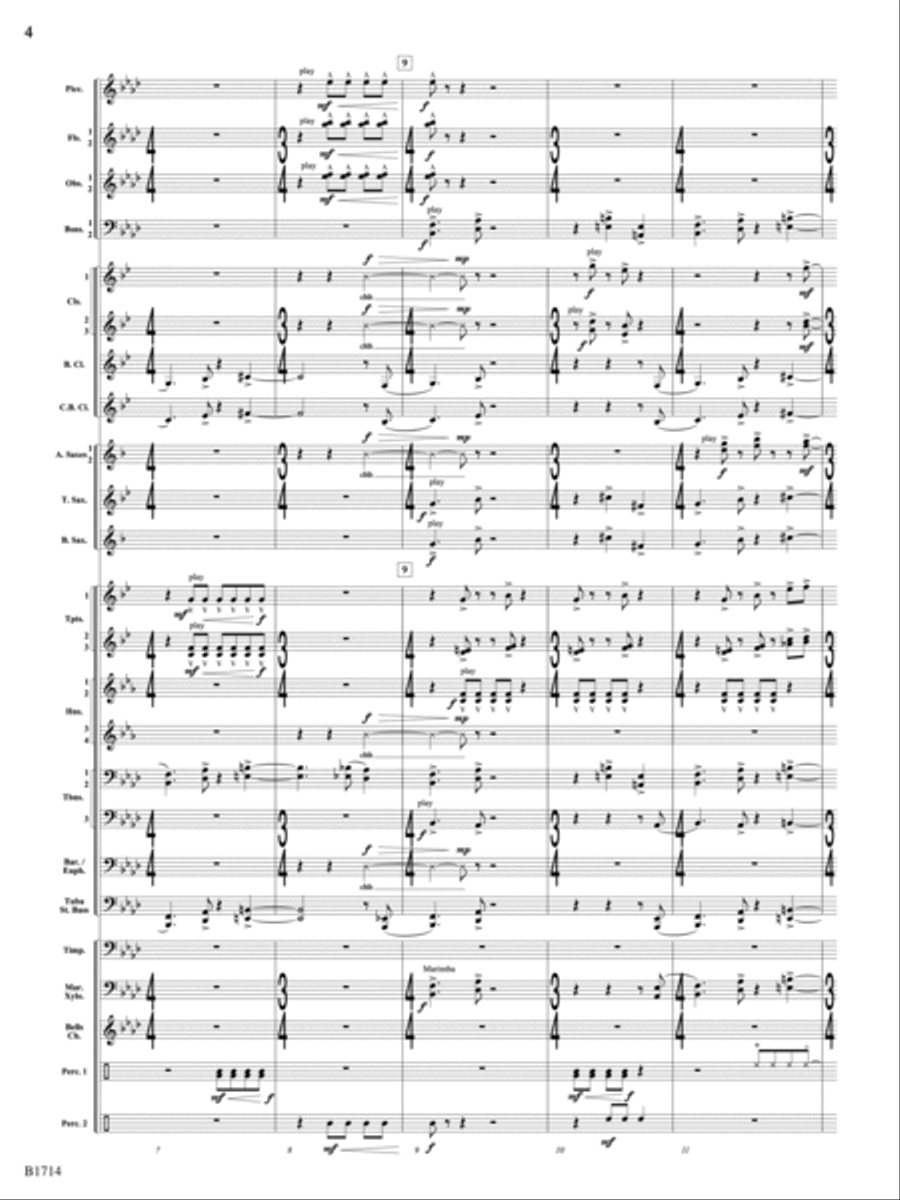 Industrial Loops: Score Concert Band scores gallery preview page 4