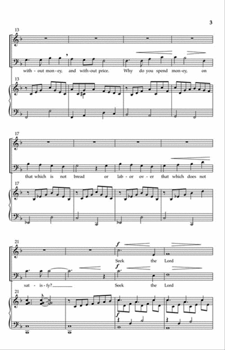Come to the Water Come to the Water 2-Part scores gallery preview page 3