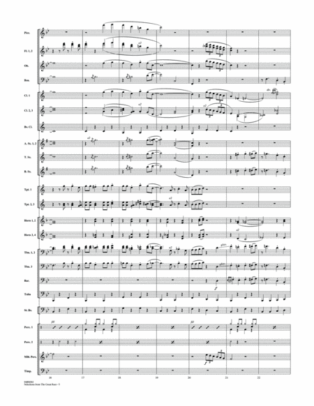 Selections from The Great Race - Conductor Score (Full Score)