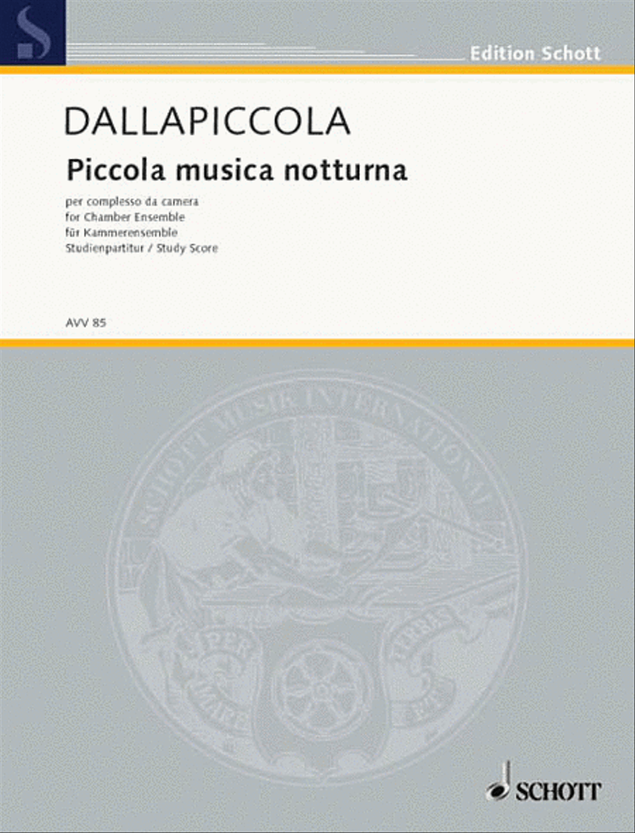 Piccola Musica Notturna Score scores gallery preview page 1