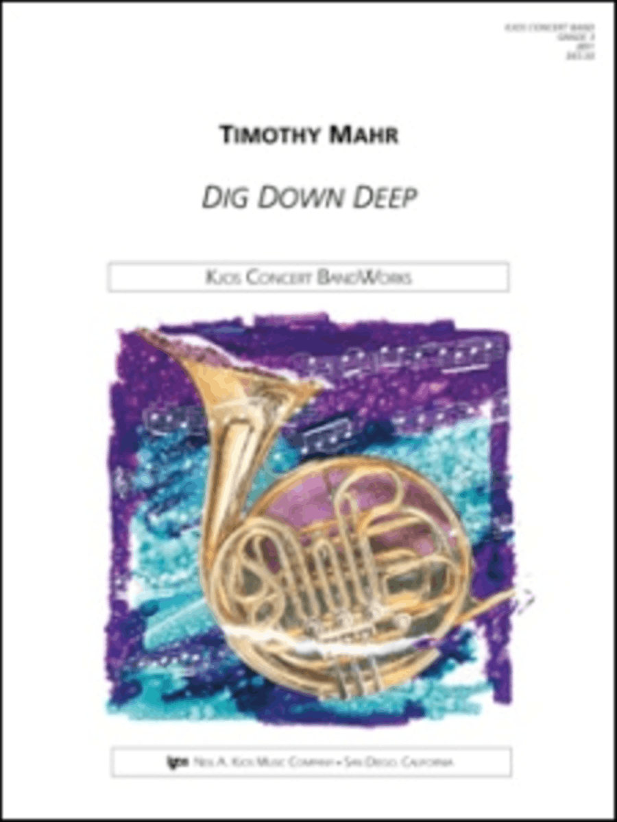 Dig Down Deep - Score Concert Band scores gallery preview page 1