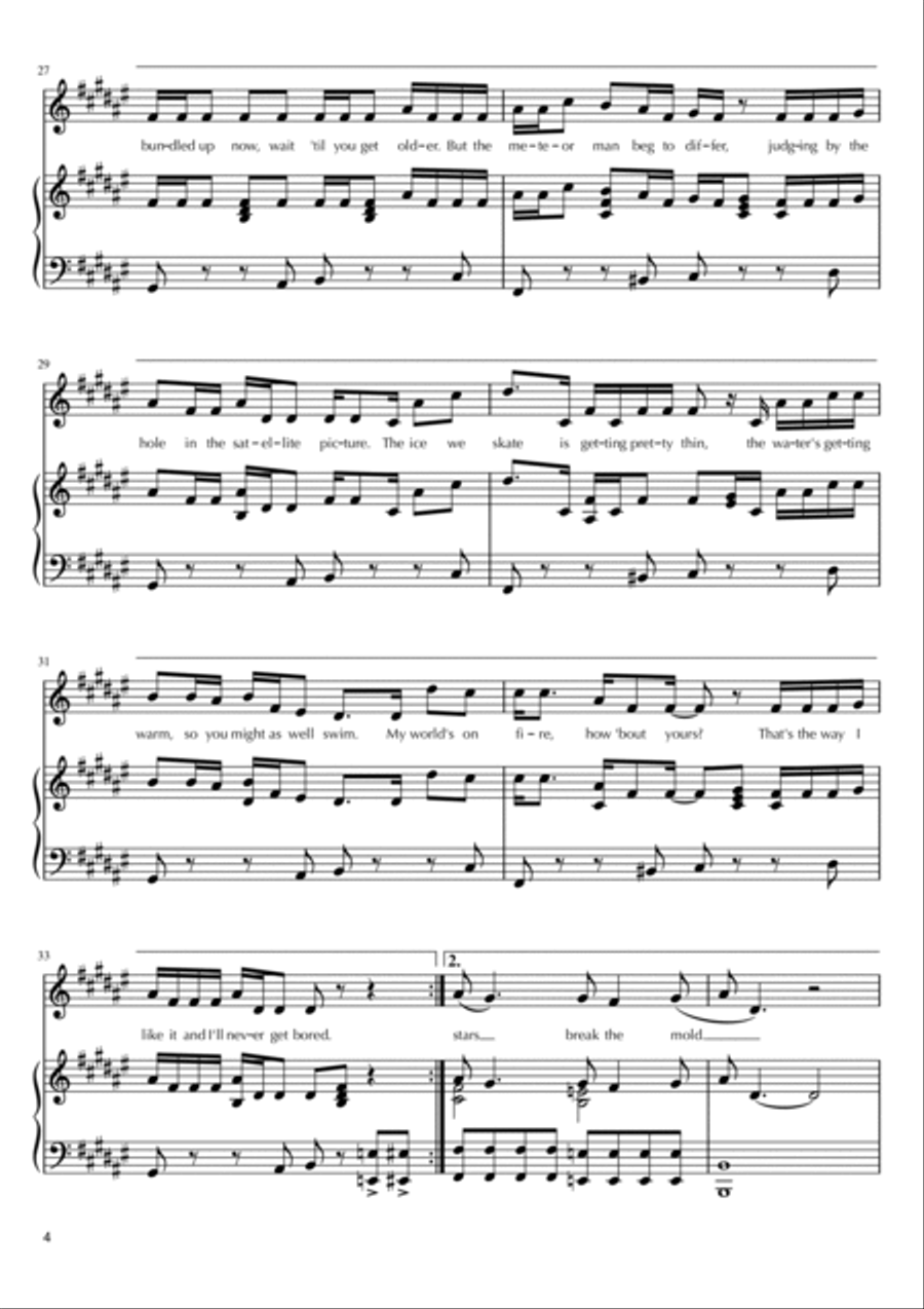 All Star Voice scores gallery preview page 4