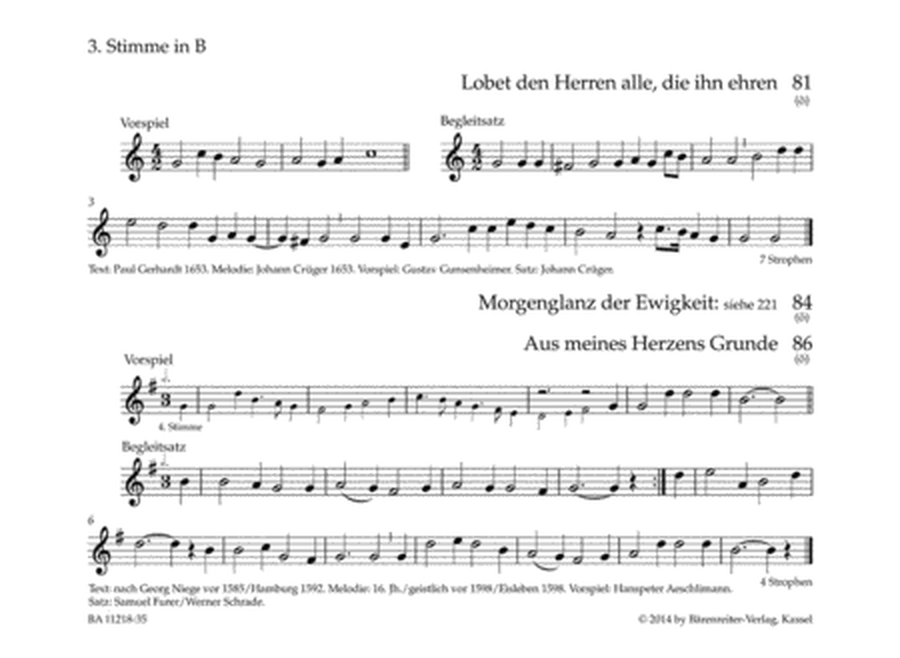 Blaserbuch zum Gotteslob (3rd part in C (violin clef))