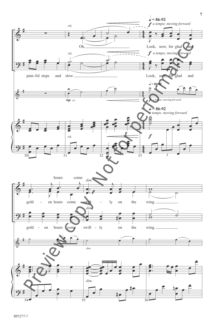 It Came Upon a Midnight Clear 4-Part scores gallery preview page 8