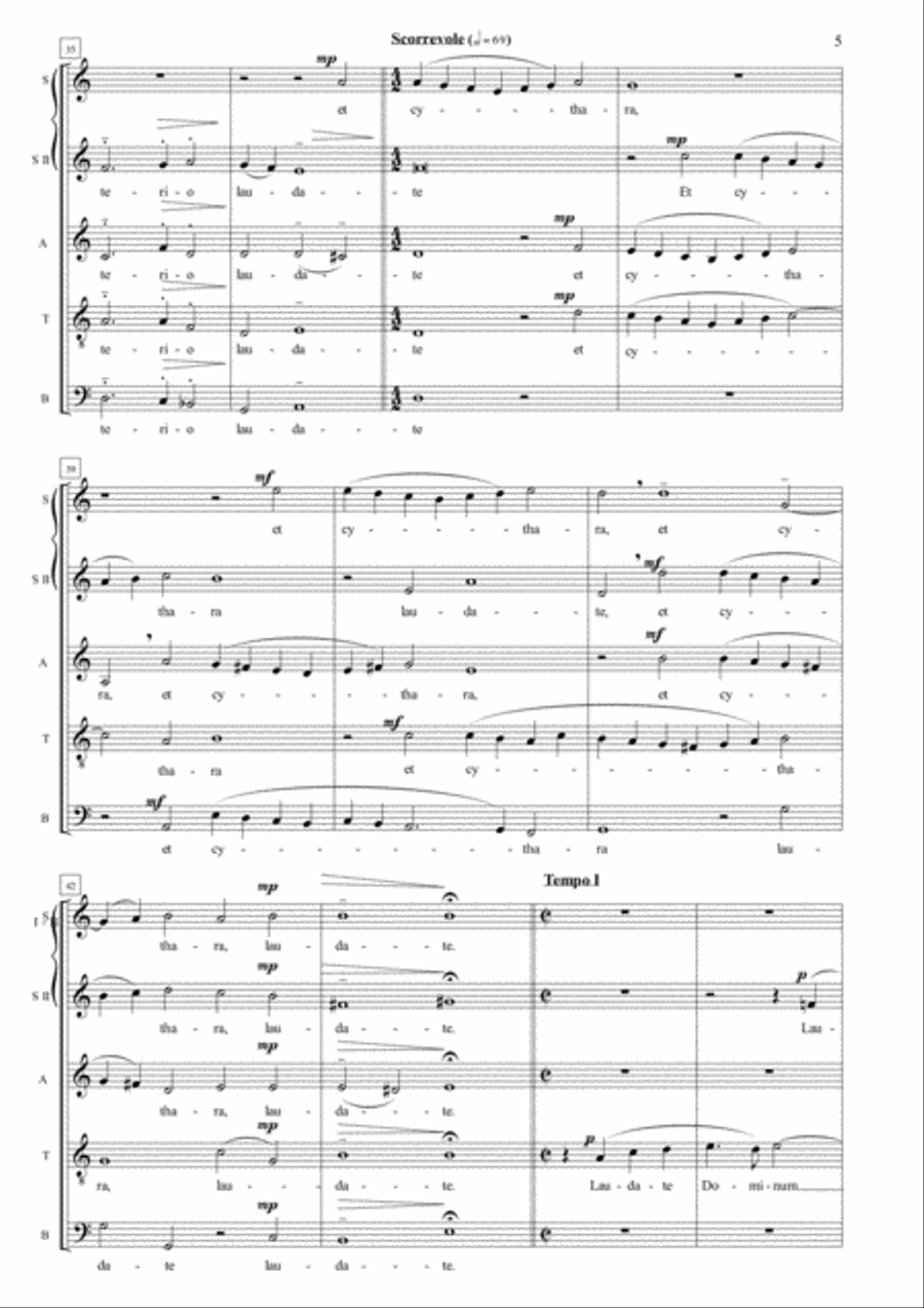 In Laude 4-Part scores gallery preview page 5