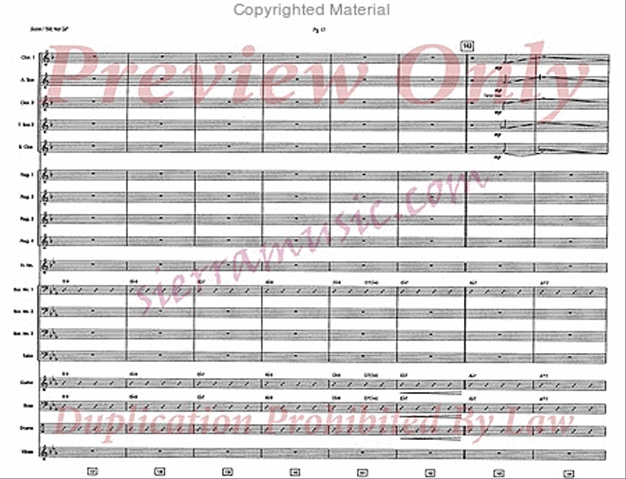 Bill, Not Gil Bill, Not Gil Jazz Ensemble scores gallery preview page 18