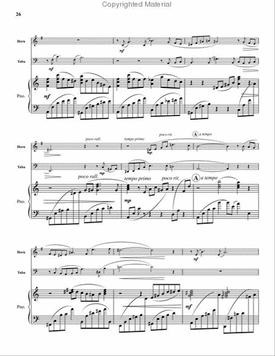 Suite for Horn and Tuba Horn scores gallery preview page 9