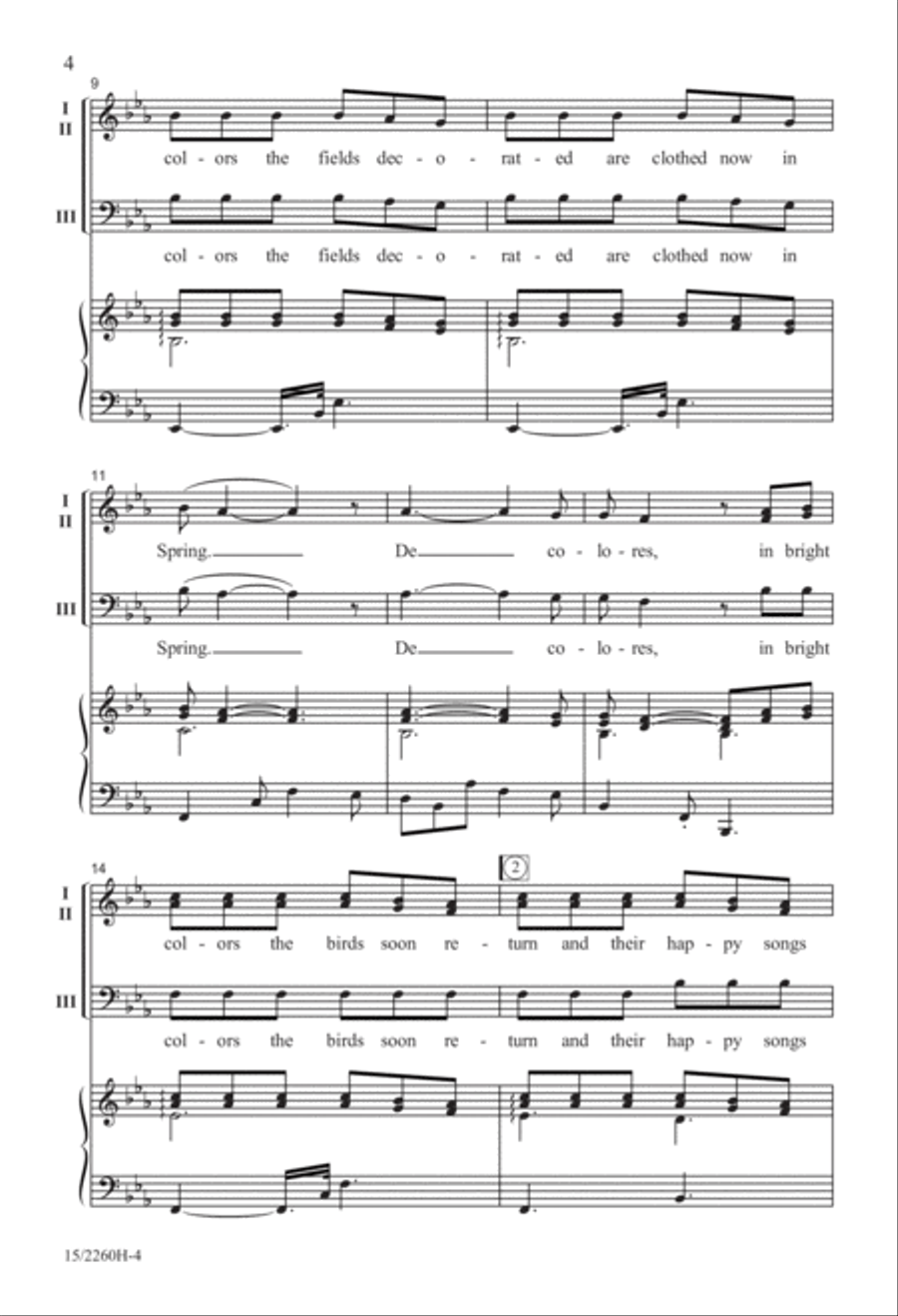 De Colores 3-Part scores gallery preview page 5