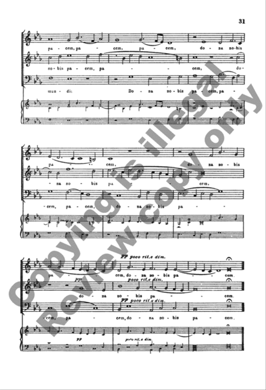 Mass for Three Voices ATB scores gallery preview page 19