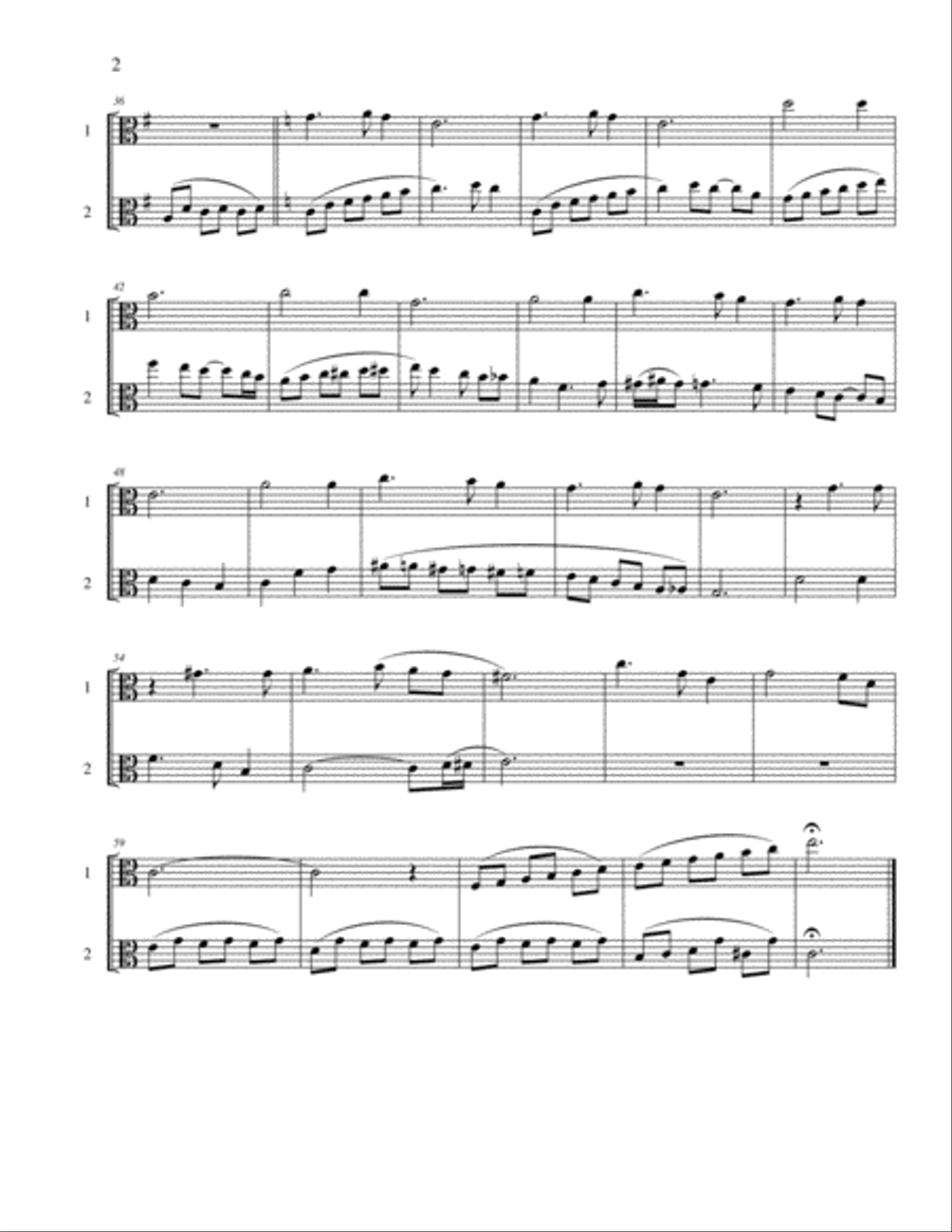A Very Viola Christmas String Duet scores gallery preview page 5