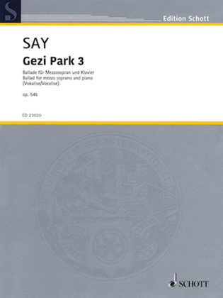 Book cover for Gezi Park 3 Op. 54b
