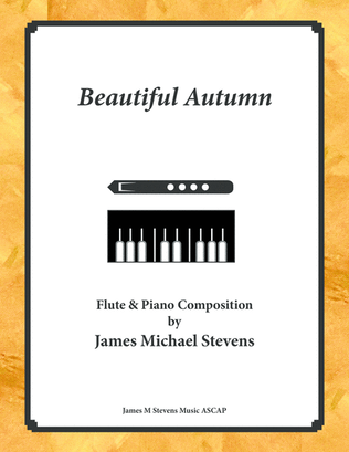 Book cover for Beautiful Autumn - Flute & Piano