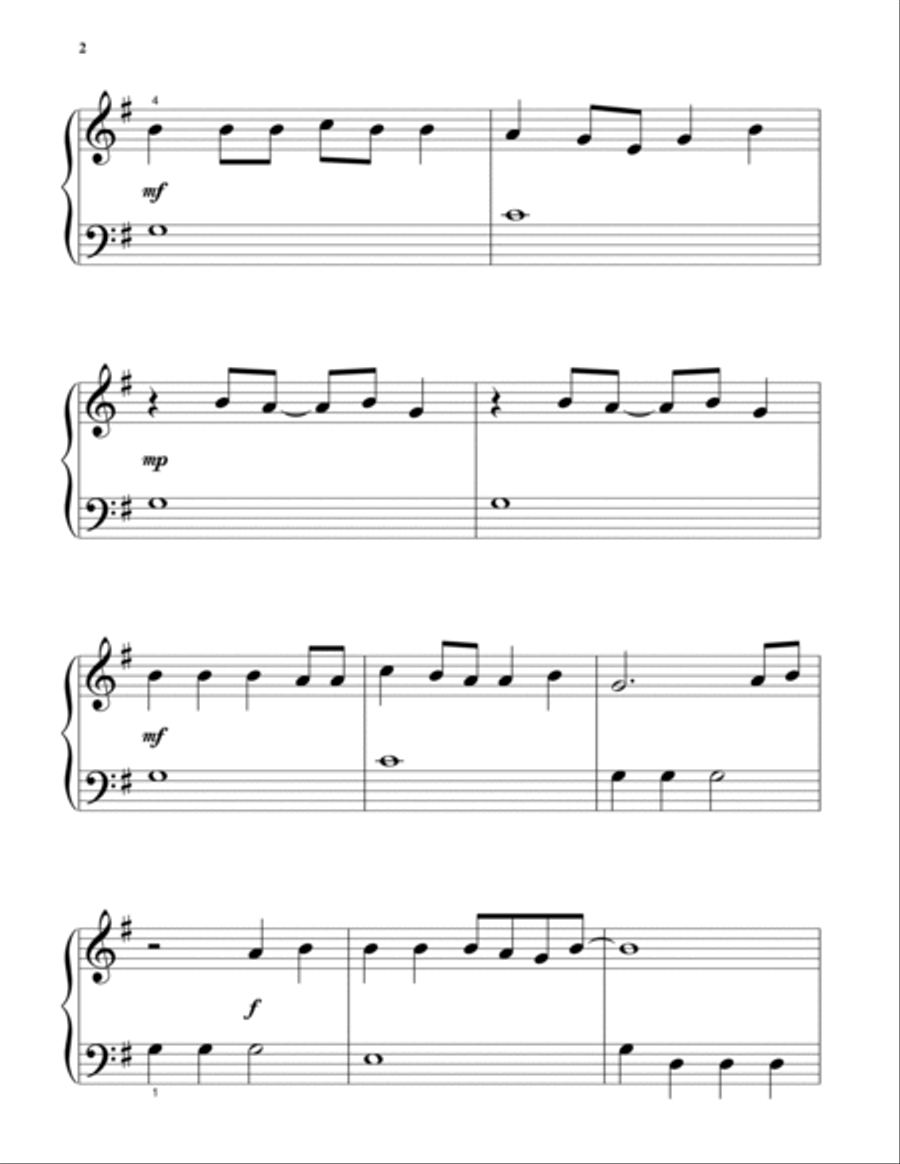 Something That I Want (from Disney's Tangled) Easy Piano scores gallery preview page 2