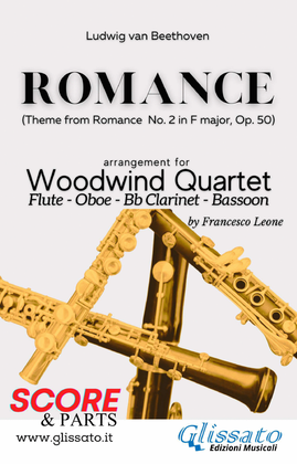 Theme from Romance in F - Woodwind Quartet (score & parts)
