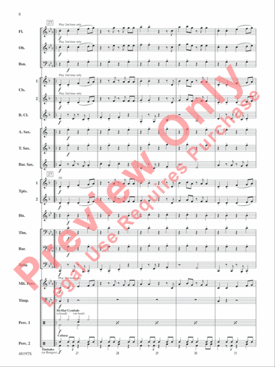 Liar Liar Concert Band scores gallery preview page 9