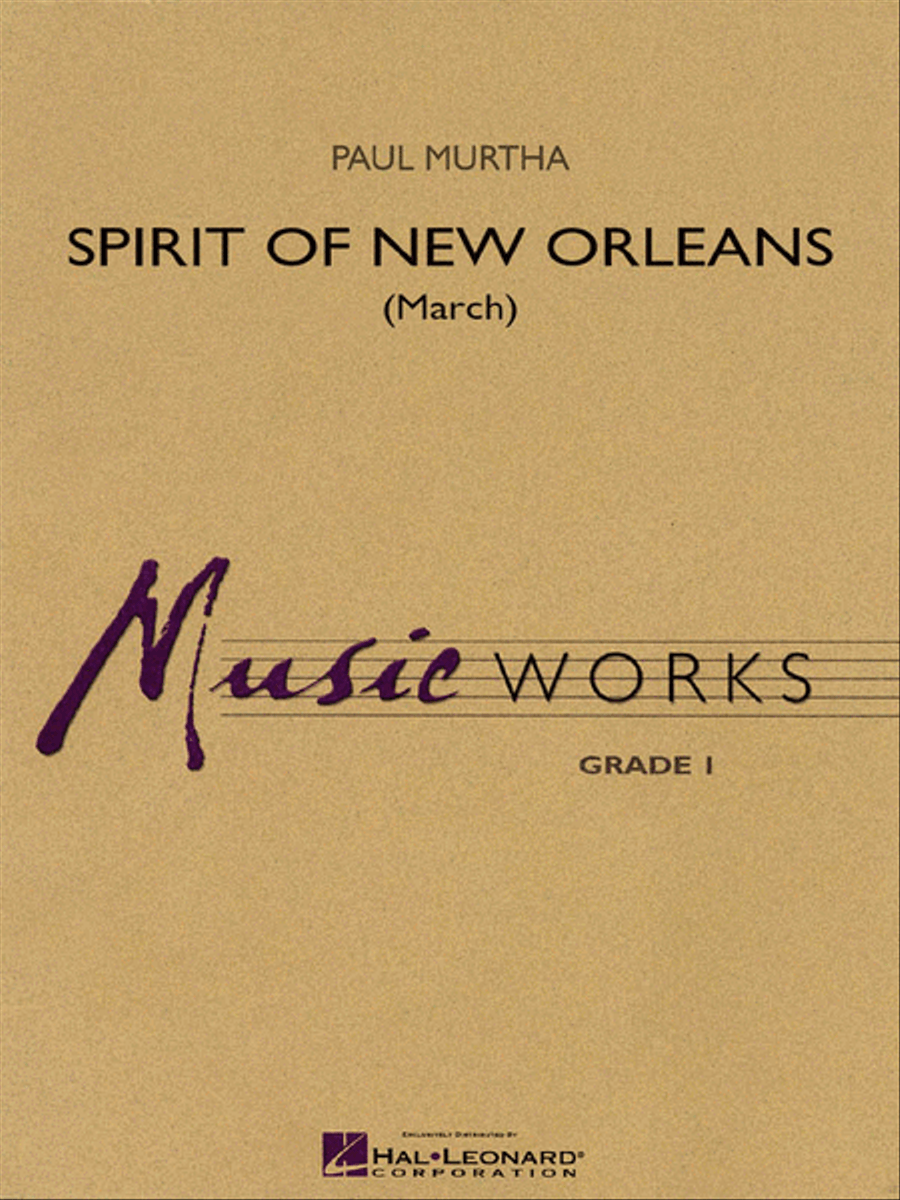 Spirit of New Orleans (March) Concert Band scores gallery preview page 1