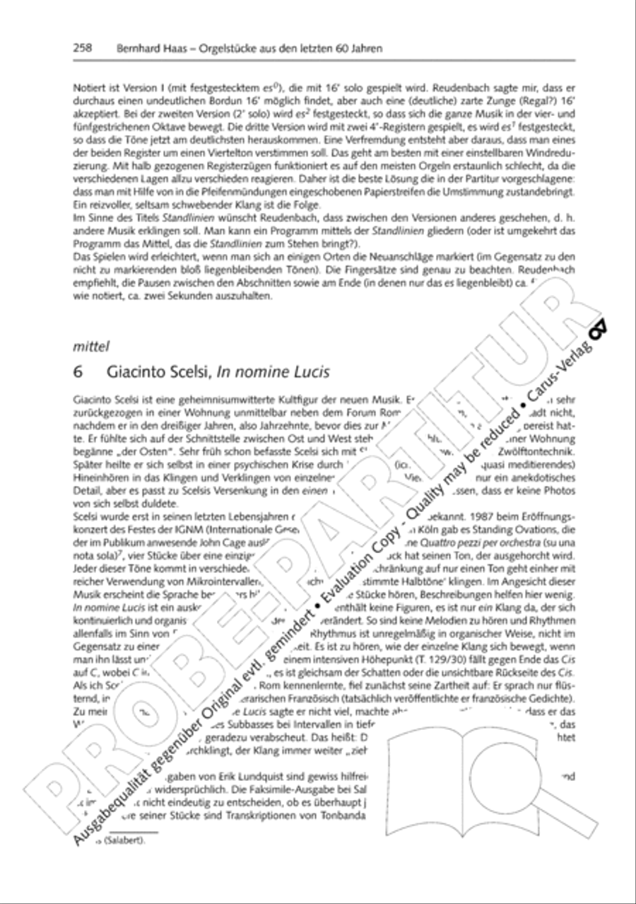 Orgelschule zur historischen Auffuhrungspraxis Organ Solo scores gallery preview page 259