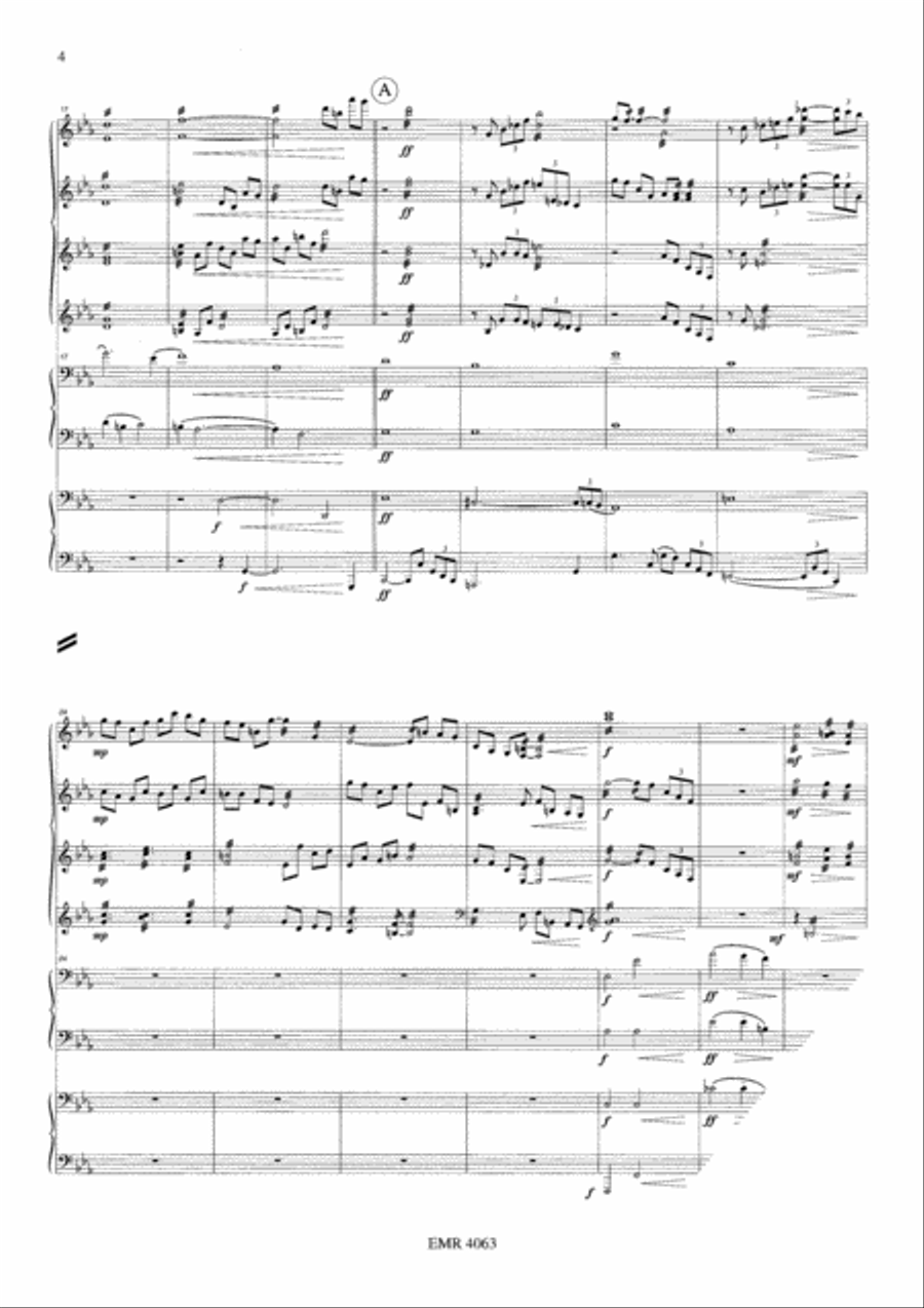 Elegy Elegy Tuba Quartet scores gallery preview page 5