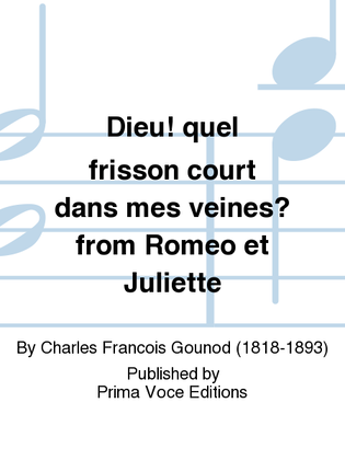 Book cover for Dieu! quel frisson court dans mes veines? from Romeo et Juliette
