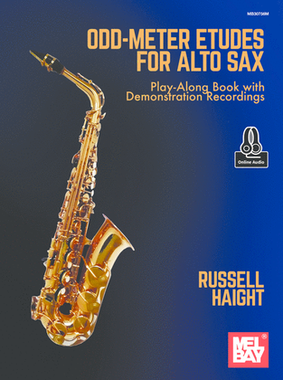 Book cover for Odd-Meter Etudes for Alto Sax