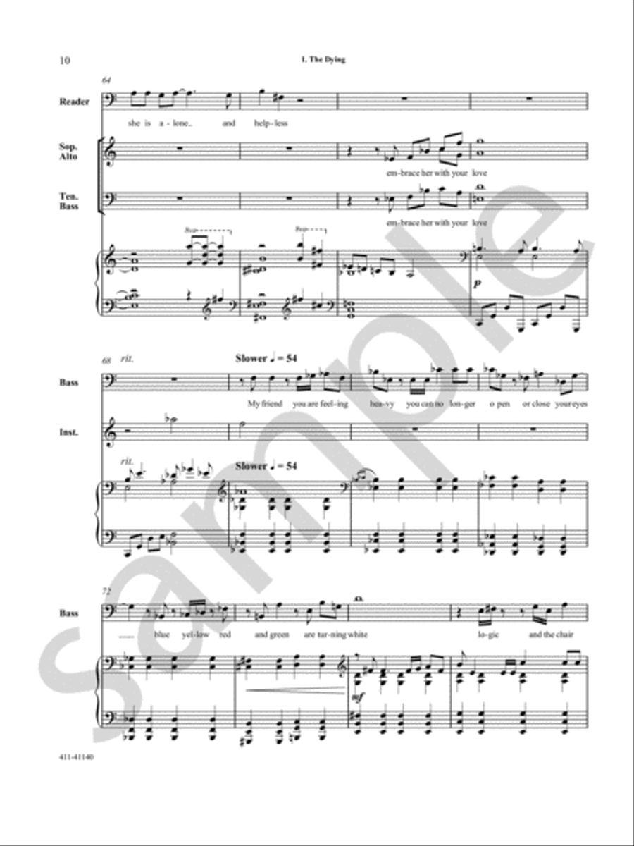 The Tibetan Book of the Dead The Tibetan Book of the Dead B-Flat Clarinet scores gallery preview page 8