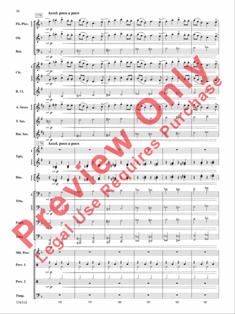 Saddle Up! Saddle Up! Concert Band scores gallery preview page 31