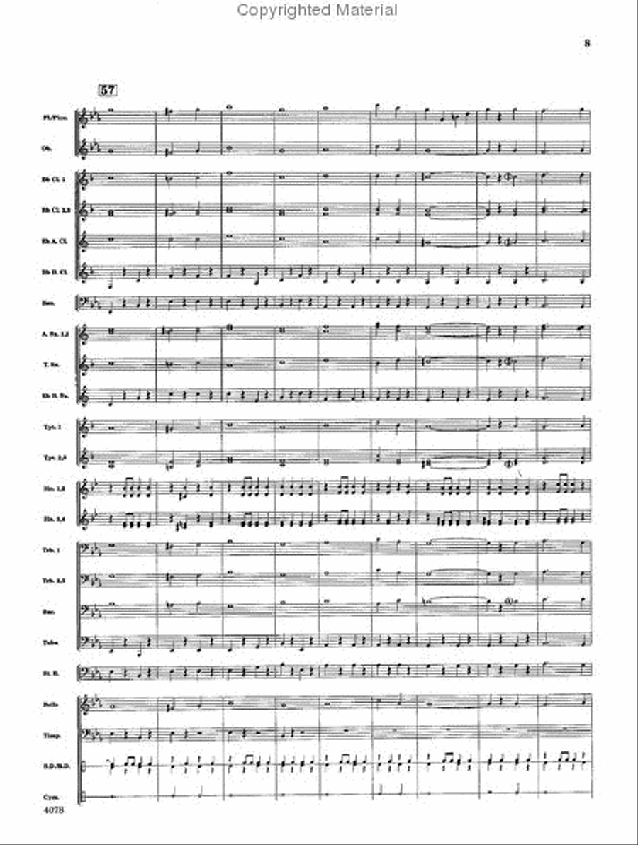 Valley Forge Concert Band scores gallery preview page 8