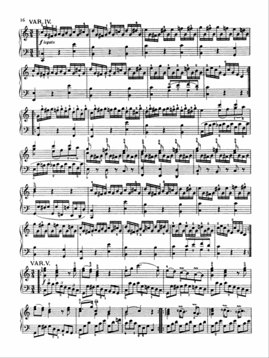Mozart: Variations, Complete Piano Solo scores gallery preview page 4