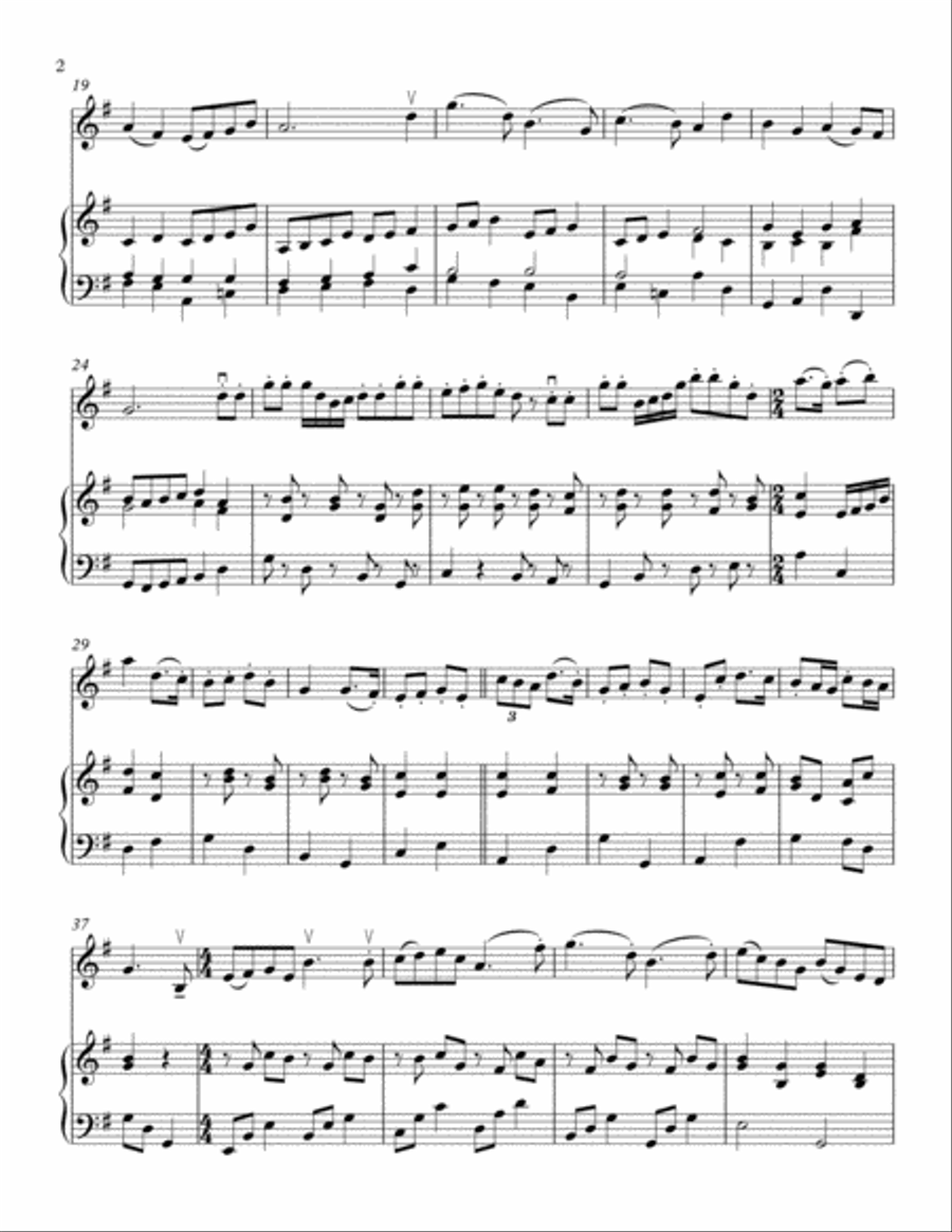 THE RAMBUNCTIOUS RONDO FOR VIOLIN AND PIANO Violin Solo scores gallery preview page 4