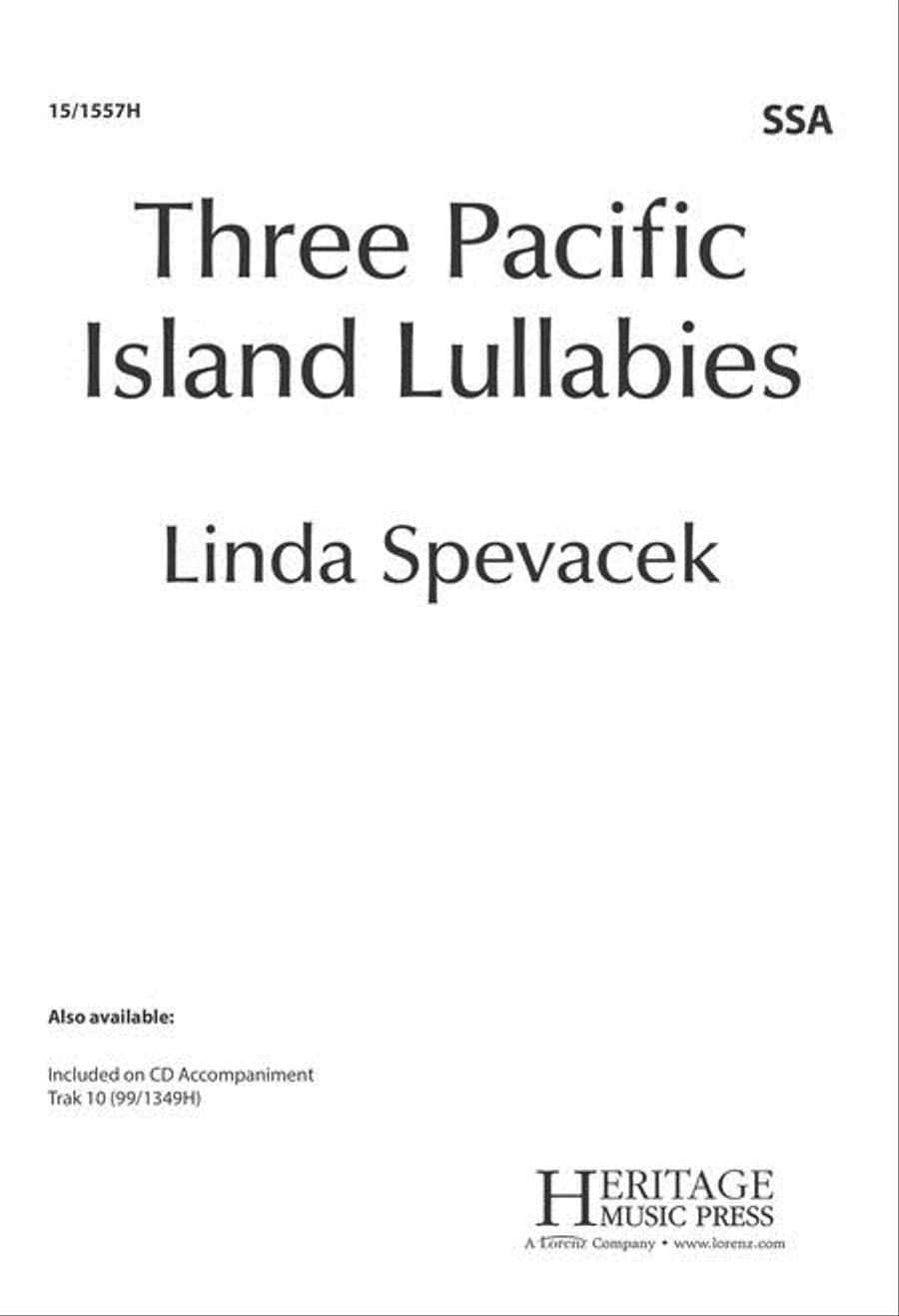 Three Pacific Island Lullabies SSA scores gallery preview page 1