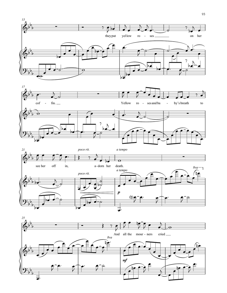 Janet Underneath The Roses Voice scores gallery preview page 2