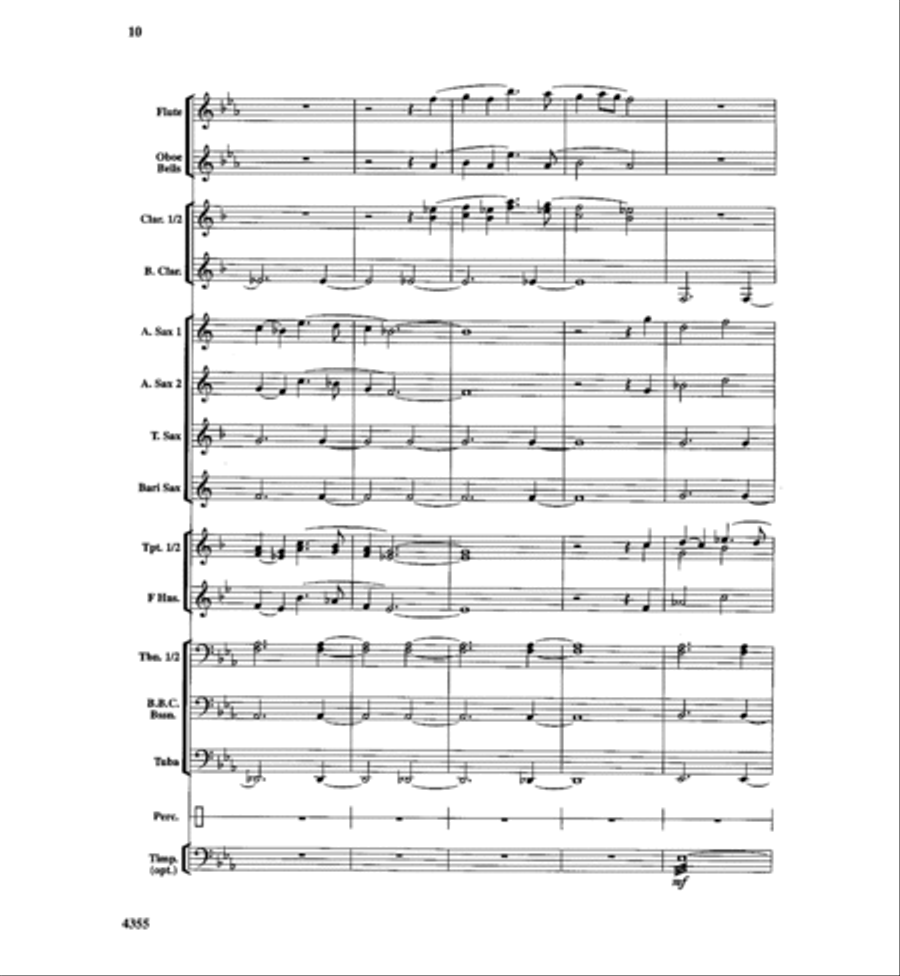 In the Shining of the Stars Concert Band scores gallery preview page 11