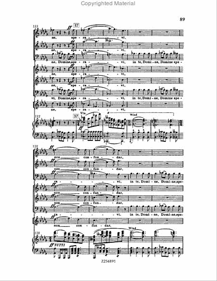 Te Deum, H 118 Choir scores gallery preview page 89