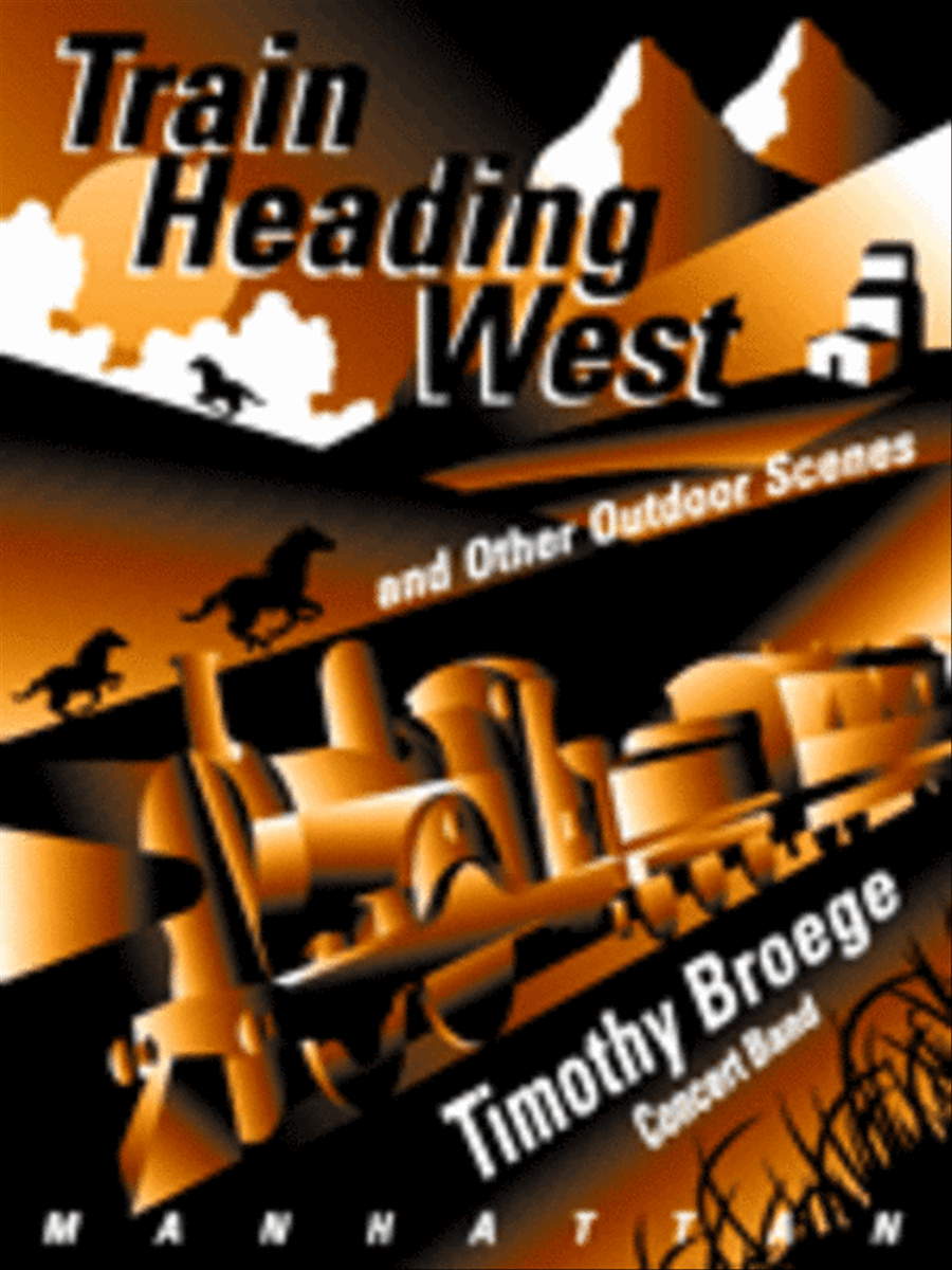 Train Heading West & Other Outdoor Scenes Concert Band scores gallery preview page 1