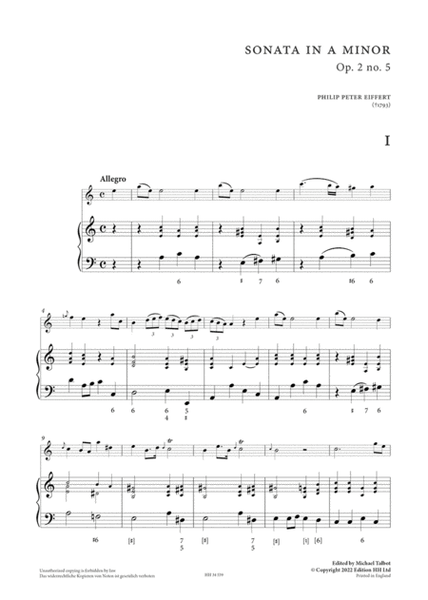 six flute sonatas, op.2, volume 2