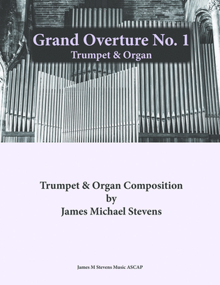Book cover for Grand Overture No. 1 - Trumpet & Organ