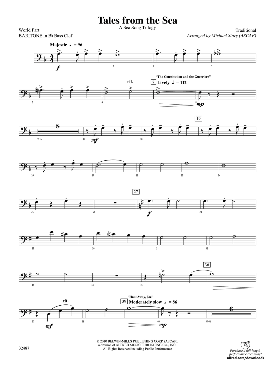 Tales from the Sea: (World Part) B-flat Baritone B.C.