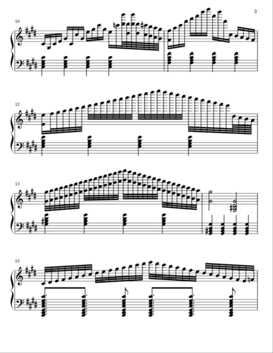 pov. you decide to play freestyle but... Piano scores gallery preview page 3